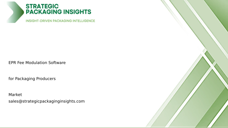 EPR Fee Modulation Software for Packaging Producers Market Size, Future Growth and Forecast 2034