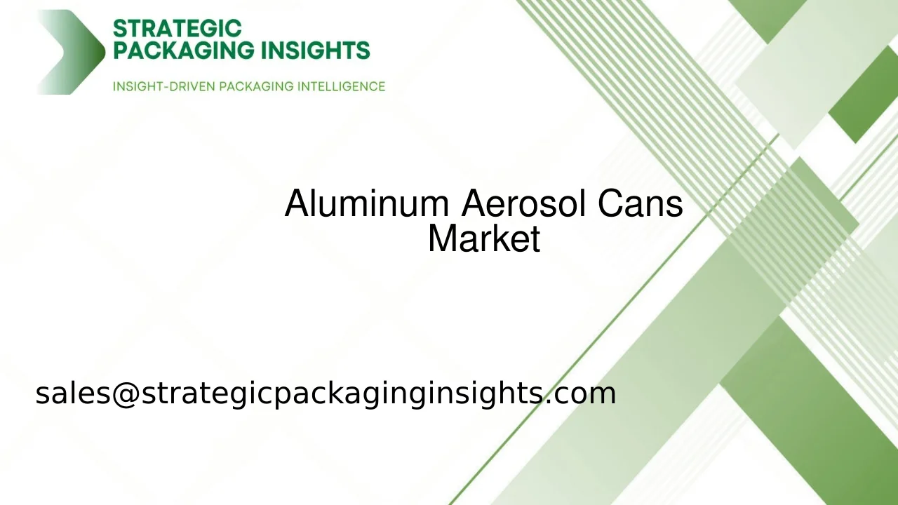 Aluminum Aerosol Cans Market Size, Future Growth and Forecast 2033