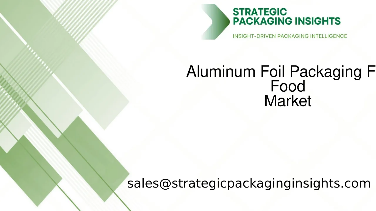 Aluminum Foil Packaging For Food Market Size, Future Growth and Forecast 2033