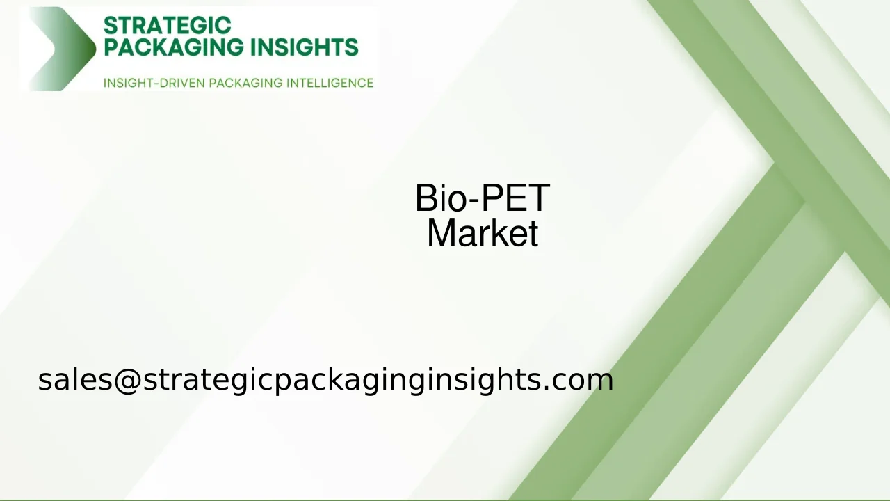 Bio-PET Market Size, Future Growth and Forecast 2033