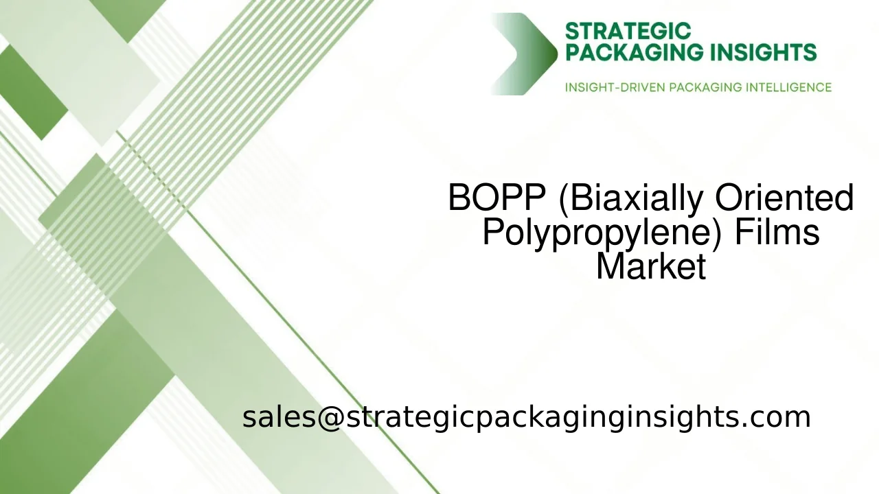 BOPP (Biaxially Oriented Polypropylene) Films Market Size, Future Growth and Forecast 2033