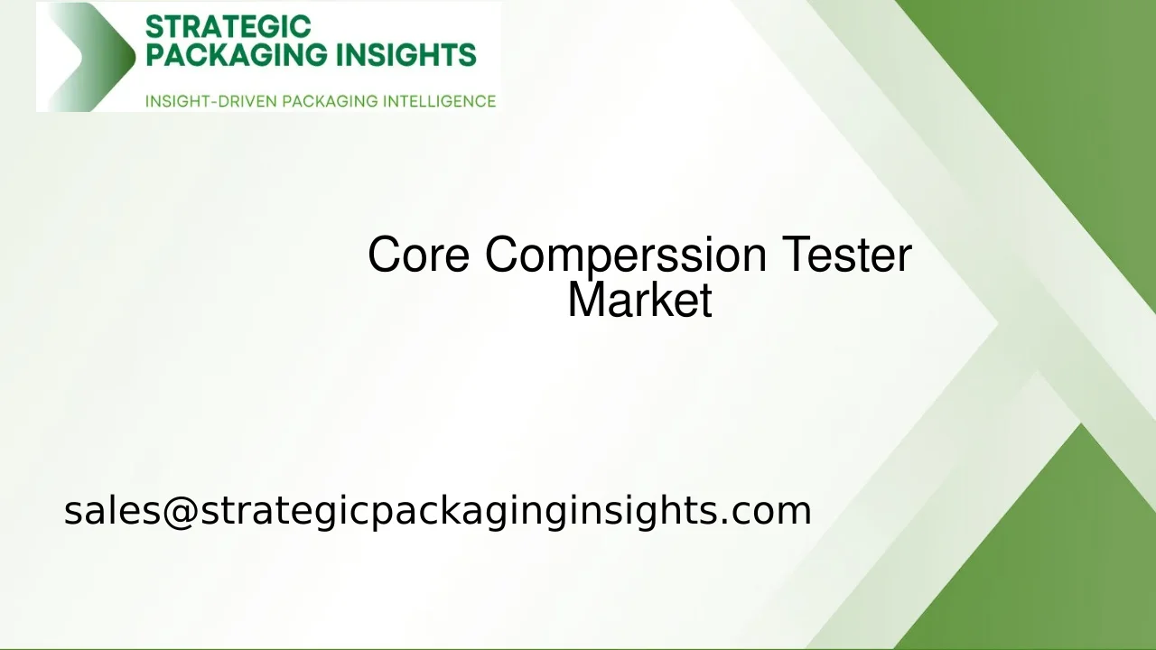 Core Comperssion Tester Market Size, Future Growth and Forecast 2033