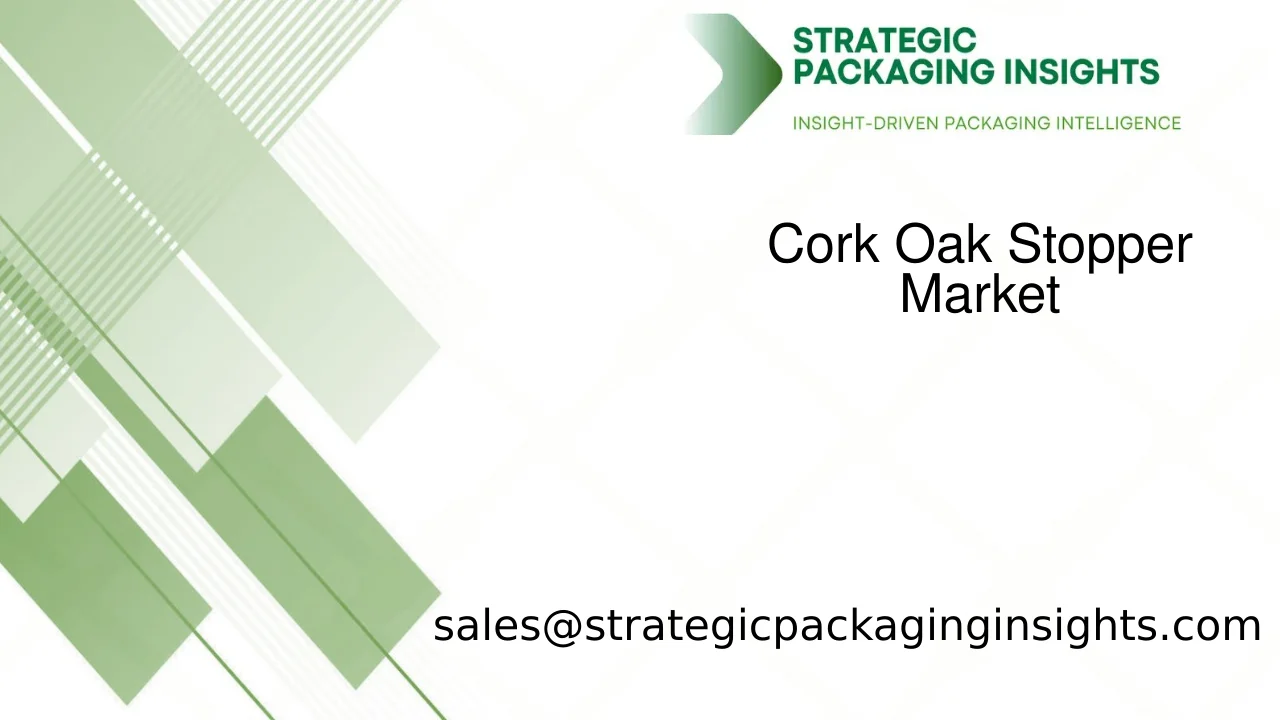 Cork Oak Stopper Market Size, Future Growth and Forecast 2033