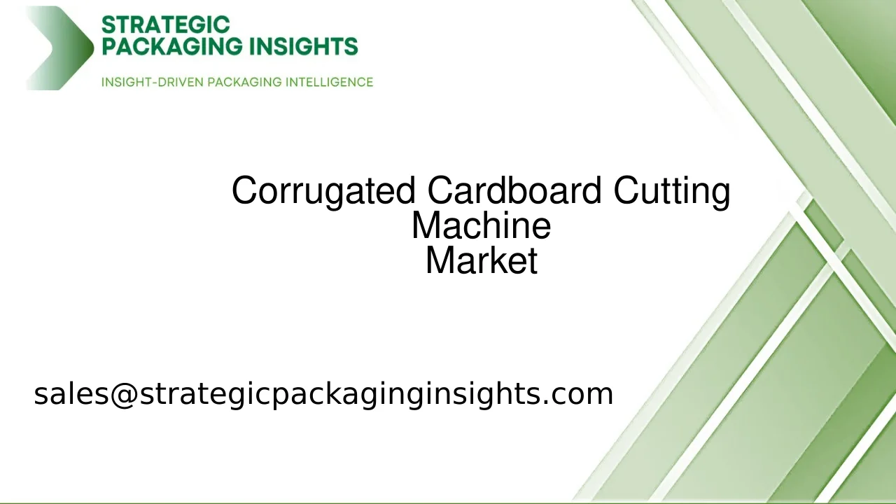 Corrugated Cardboard Cutting Machine Market Size, Future Growth and Forecast 2033