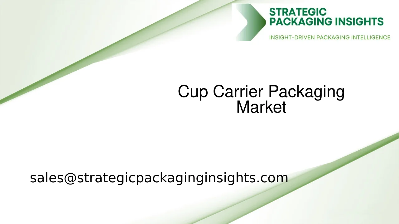 Cup Carrier Packaging Market Size, Future Growth and Forecast 2033