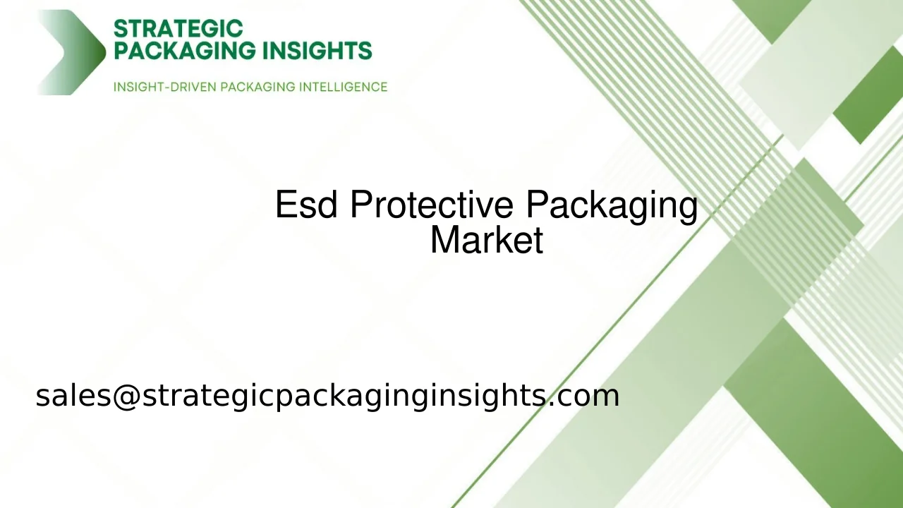 Esd Protective Packaging Market Size, Future Growth and Forecast 2033