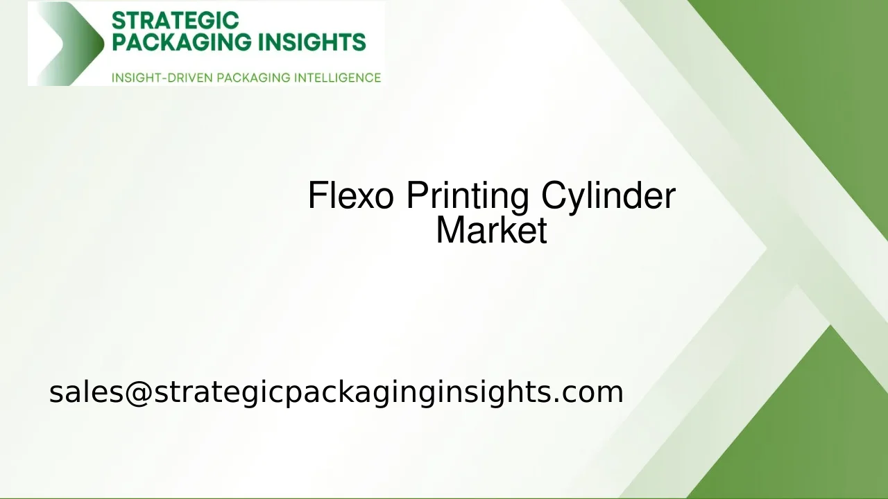Flexo Printing Cylinder Market Size, Future Growth and Forecast 2033
