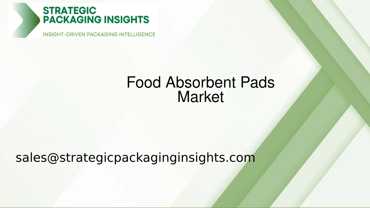 Food Absorbent Pads Market Size, Future Growth and Forecast 2033