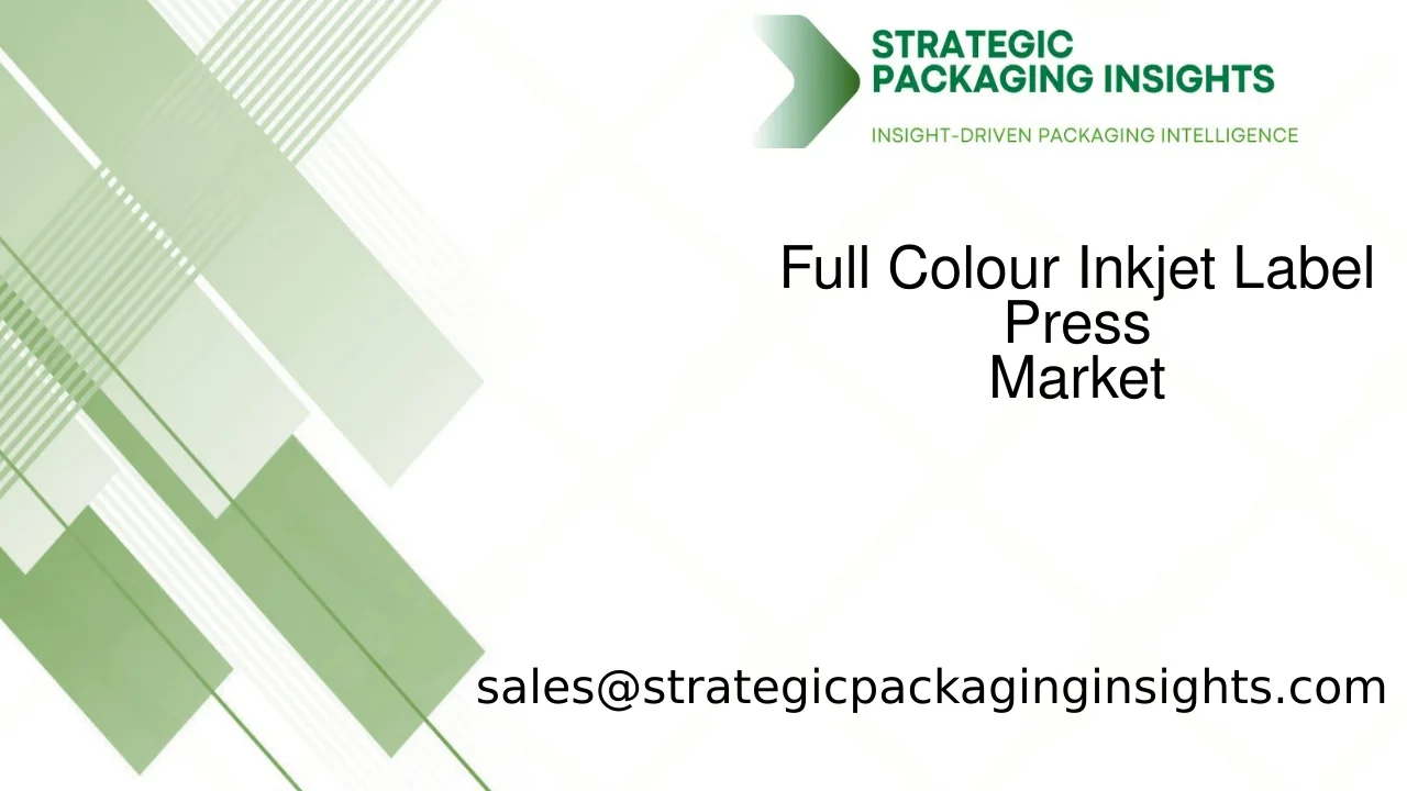 Full Colour Inkjet Label Press Market Size, Future Growth and Forecast 2033