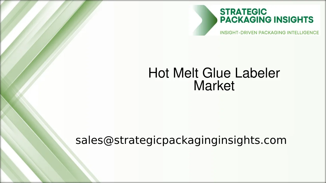 Hot Melt Glue Labeler Market Size, Future Growth and Forecast 2033