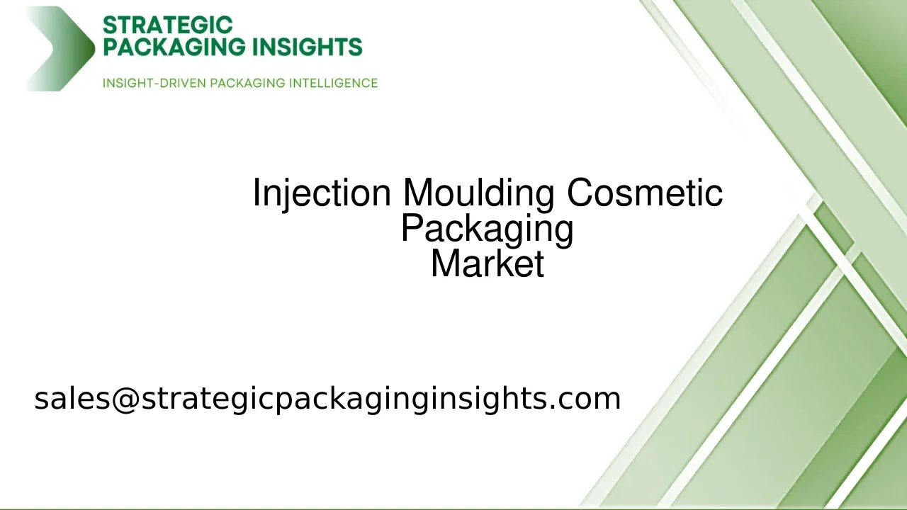 Injection Moulding Cosmetic Packaging Market Size, Future Growth and Forecast 2033