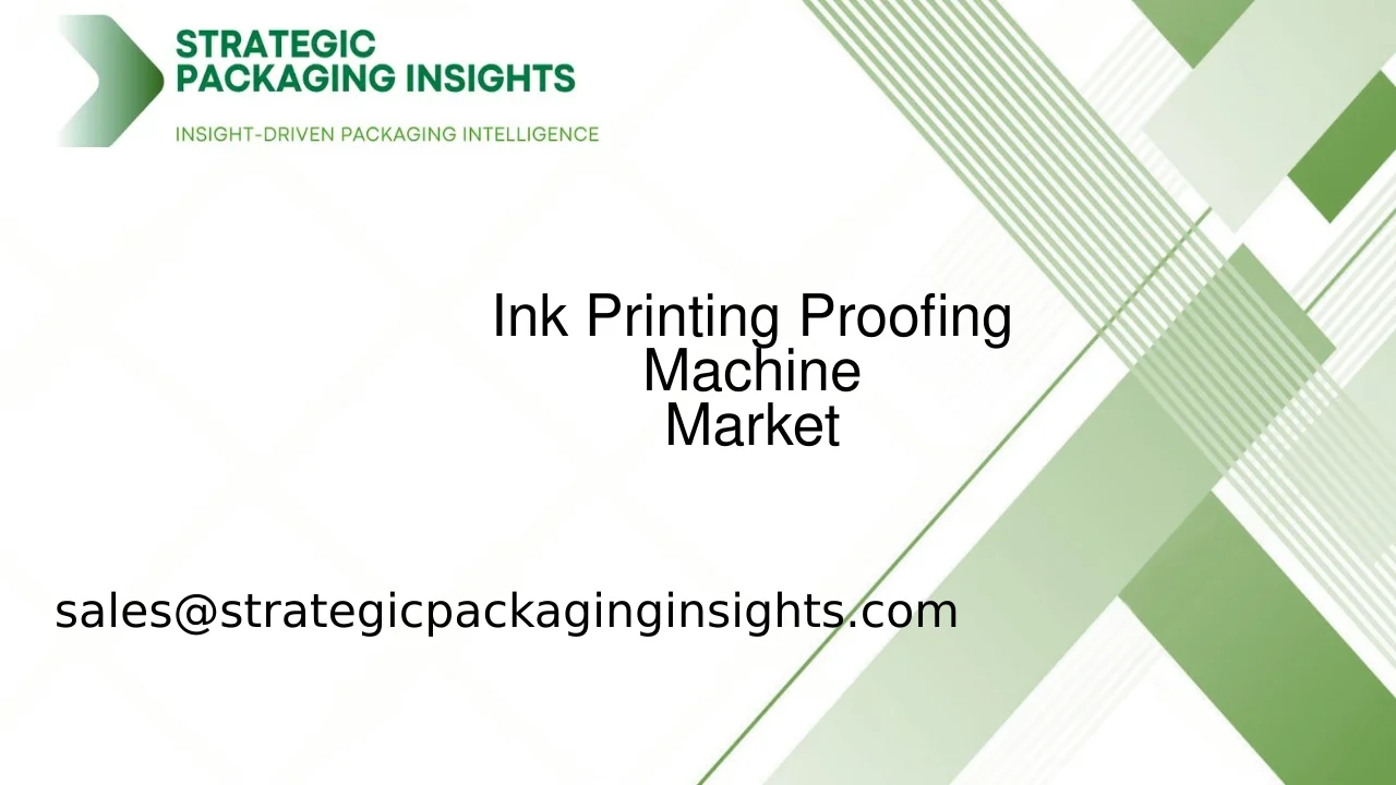 Ink Printing Proofing Machine Market Size, Future Growth and Forecast 2033