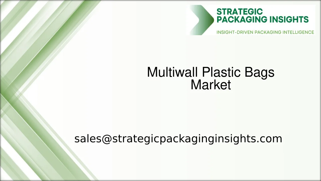Multiwall Plastic Bags Market Size, Future Growth and Forecast 2033