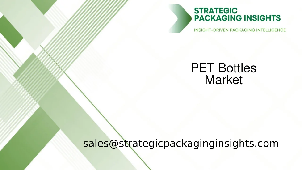 PET Bottles Market Size, Future Growth and Forecast 2033