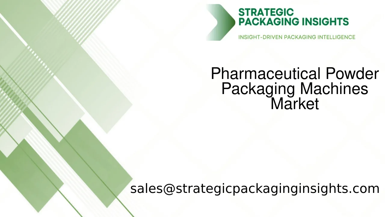 Pharmaceutical Powder Packaging Machines Market Size, Future Growth and Forecast 2033