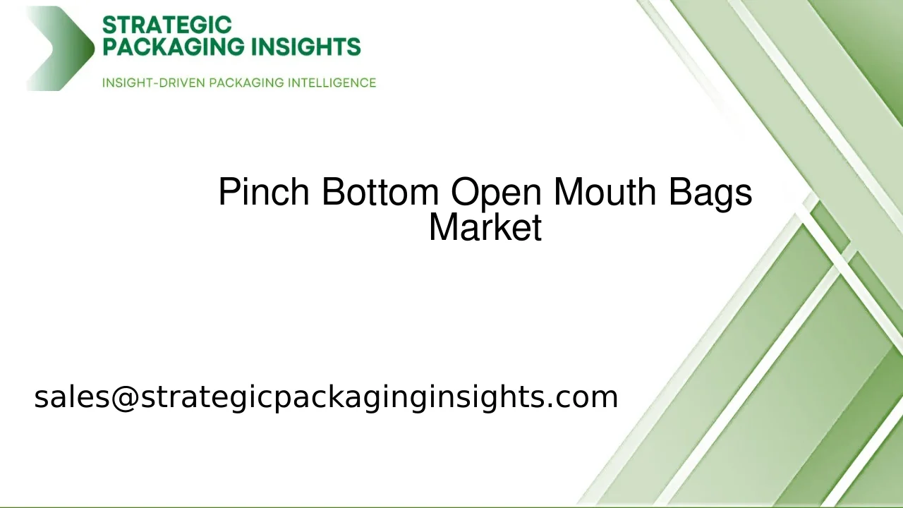 Pinch Bottom Open Mouth Bags Market Size, Future Growth and Forecast 2033