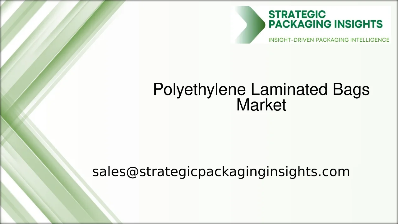 Polyethylene Laminated Bags Market Size, Future Growth and Forecast 2033