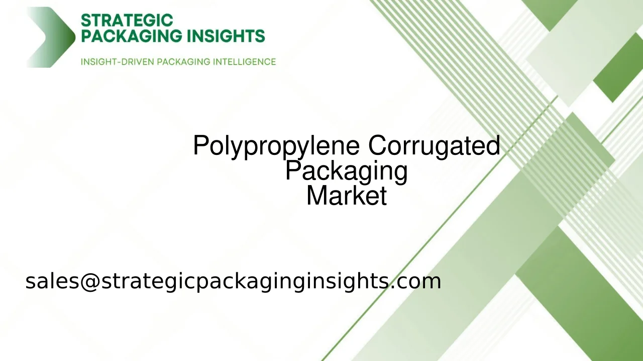 Polypropylene Corrugated Packaging Market Size, Future Growth and Forecast 2033