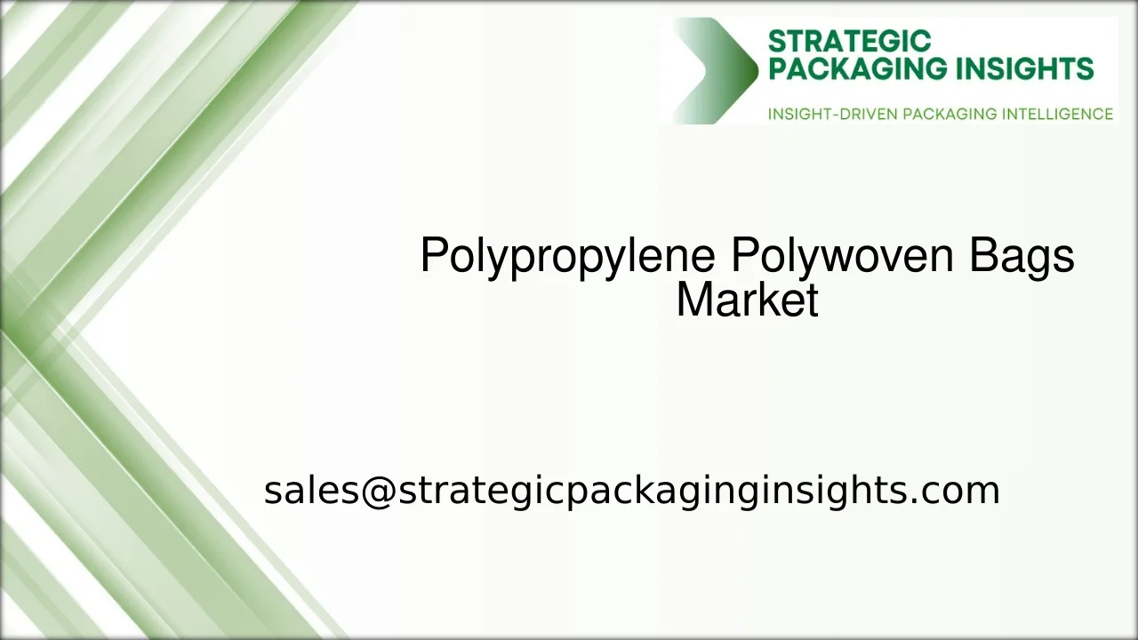 Polypropylene Polywoven Bags Market Size, Future Growth and Forecast 2033
