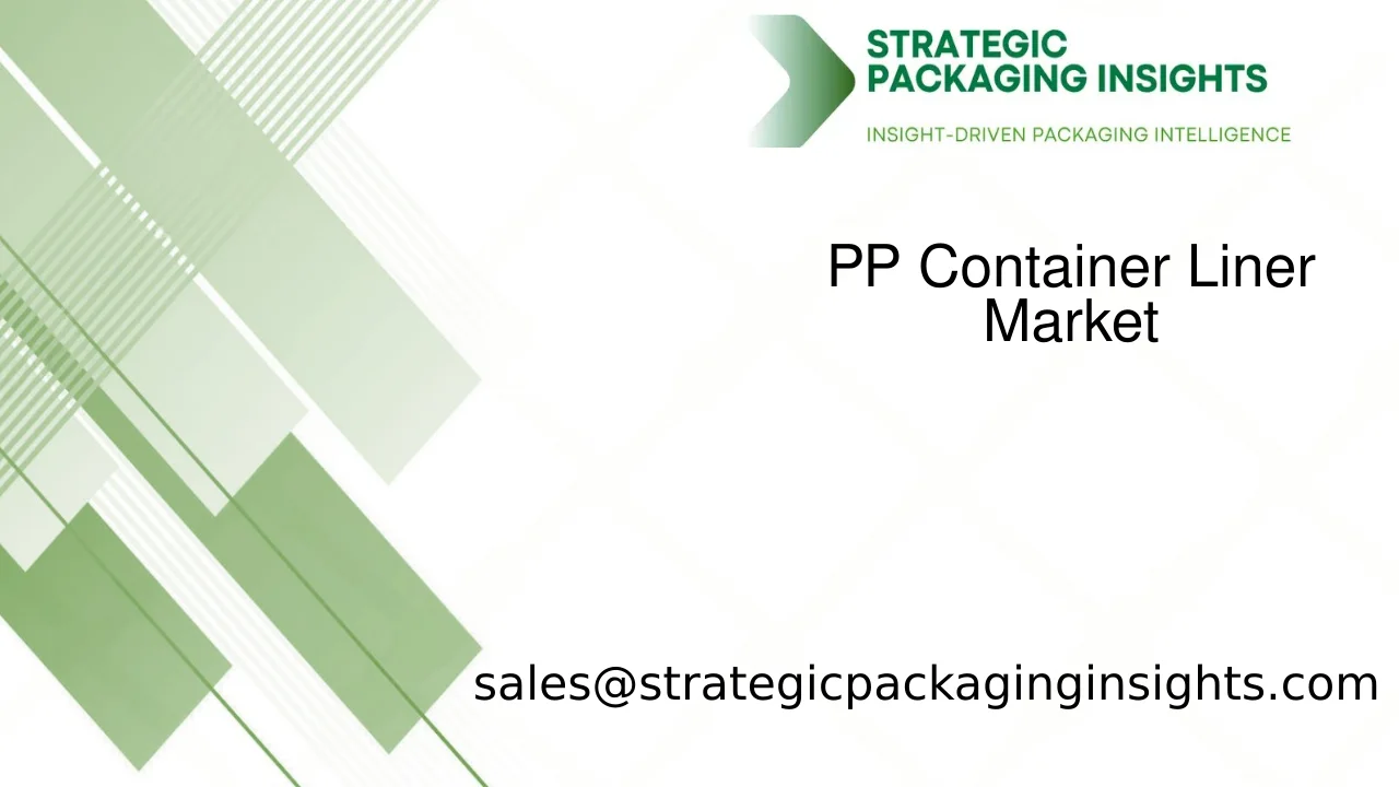 PP Container Liner Market Size, Future Growth and Forecast 2033