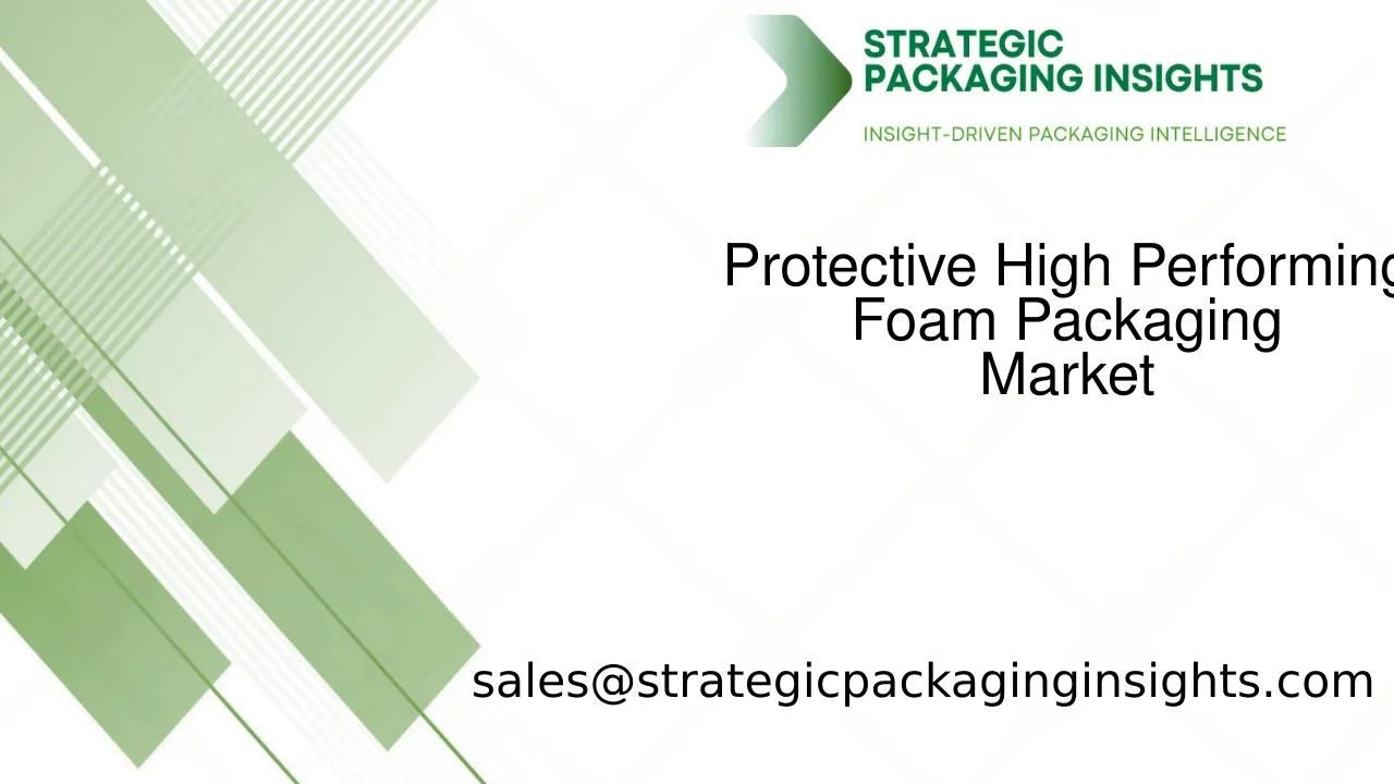 Protective High Performing Foam Packaging Market Size, Future Growth and Forecast 2033