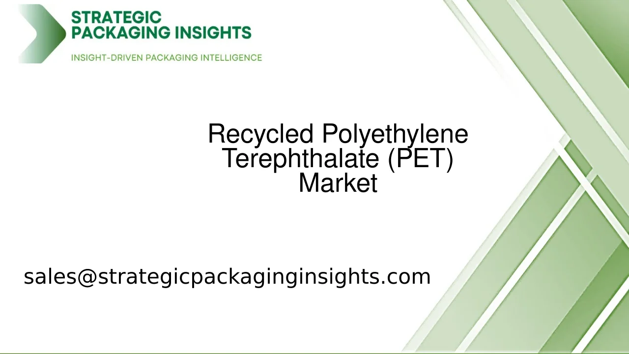 Recycled Polyethylene Terephthalate (PET) Market Size, Future Growth and Forecast 2033