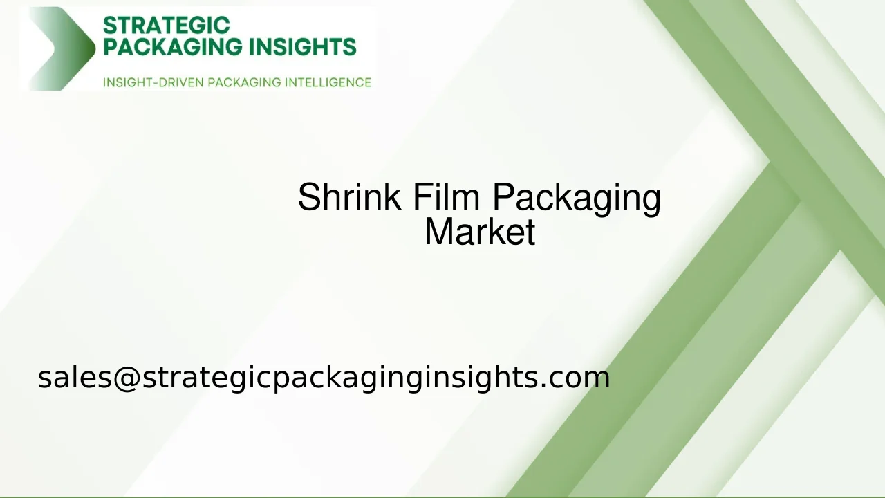 Shrink Film Packaging Market Size, Future Growth and Forecast 2033