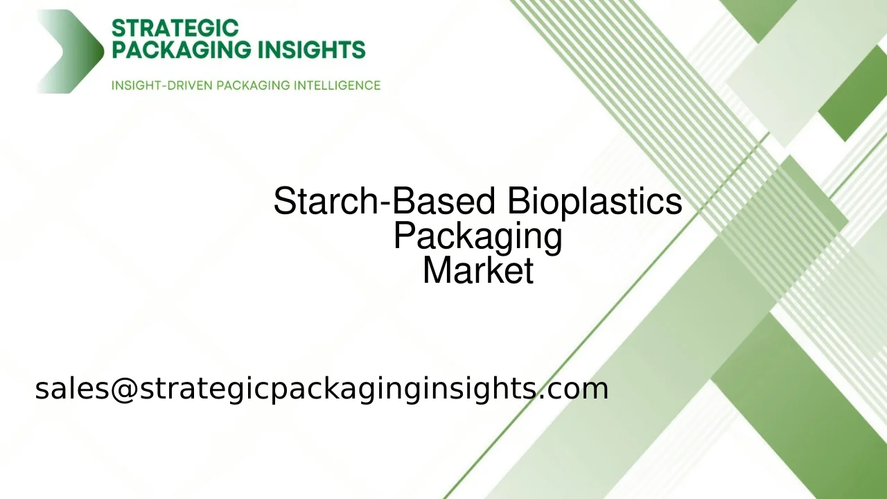 Starch-Based Bioplastics Packaging Market Size, Future Growth and Forecast 2033