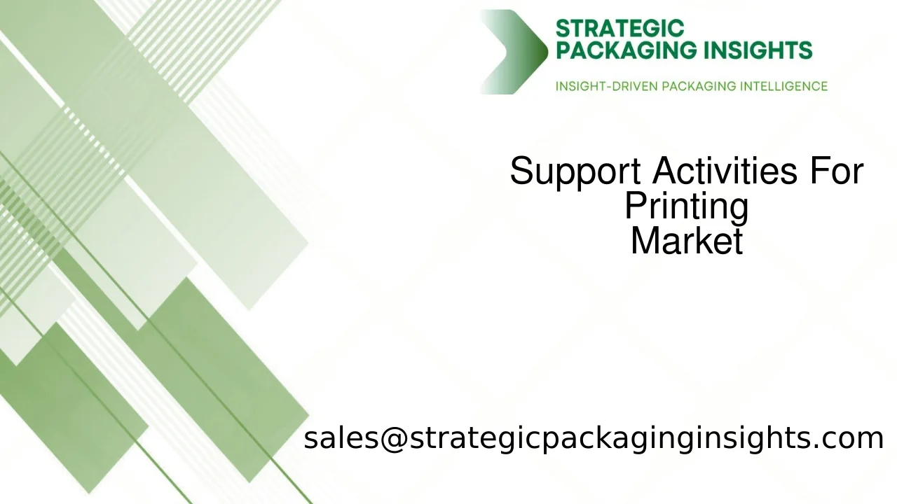 Support Activities For Printing Market Size, Future Growth and Forecast 2033