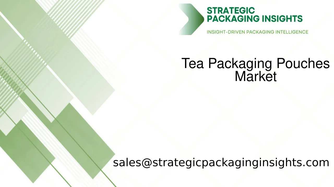 Tea Packaging Pouches Market Size, Future Growth and Forecast 2033