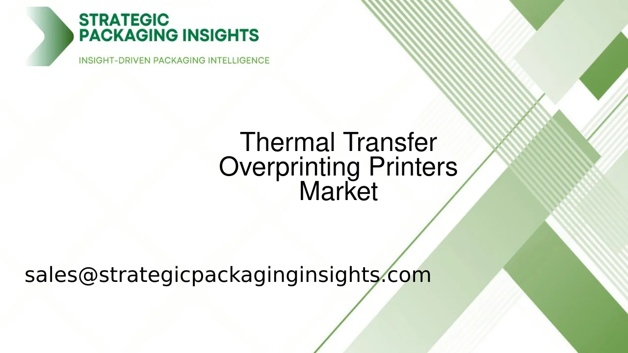 Thermal Transfer Overprinting Printers Market Size, Future Growth and Forecast 2033