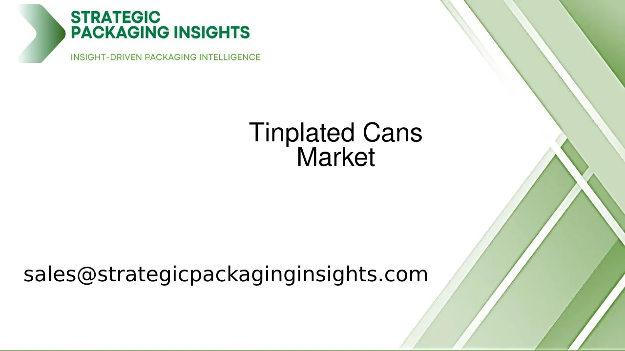 Tinplated Cans Market Size, Future Growth and Forecast 2033