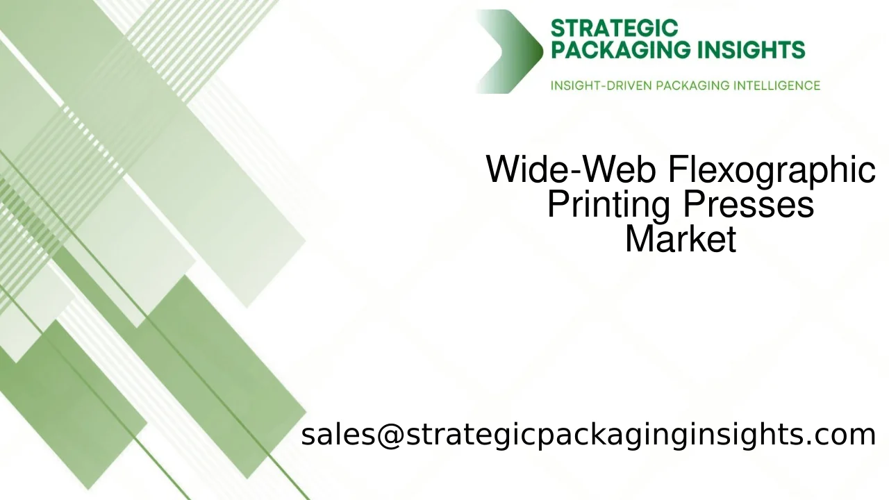 Wide-Web Flexographic Printing Presses Market Size, Future Growth and Forecast 2033