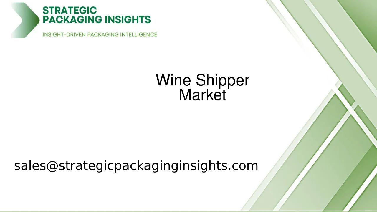 Wine Shipper Market Size, Future Growth and Forecast 2033