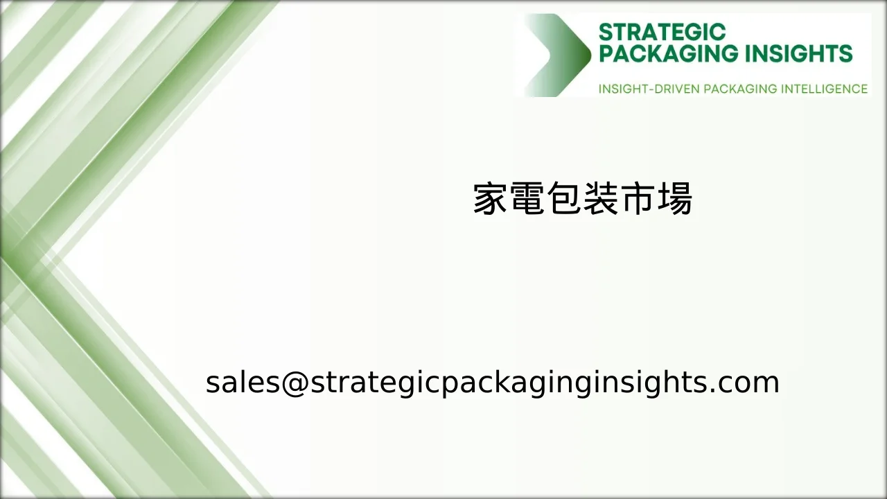 家電包装市場規模、将来の成長と予測 2033
