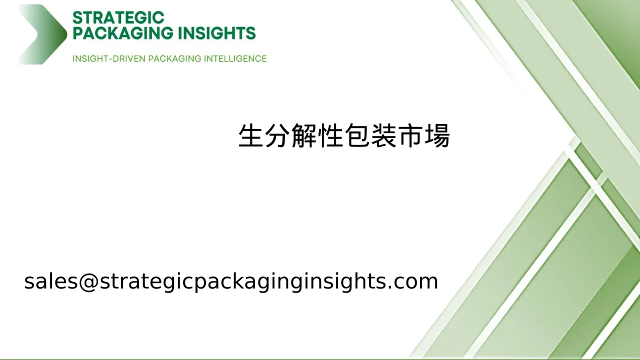 生分解性包装市場規模、将来の成長と予測 2033