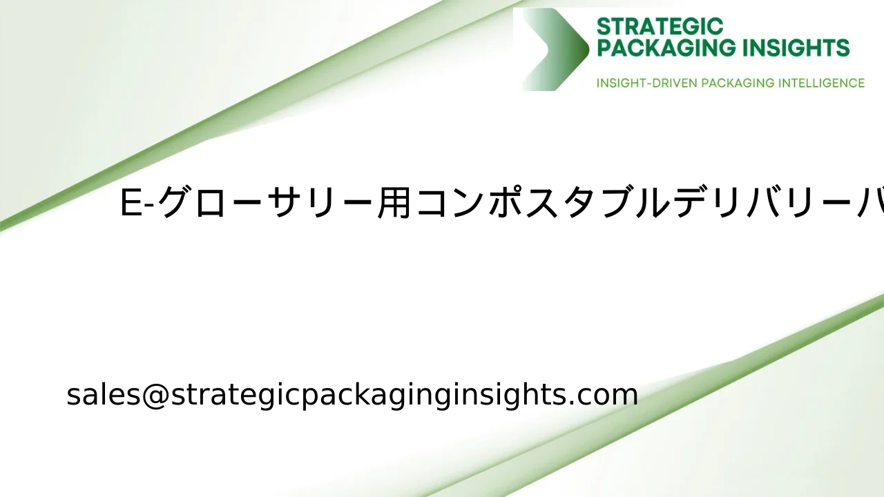 E-グローサリー用コンポスタブルデリバリーバッグ市場規模、将来の成長と予測 2033