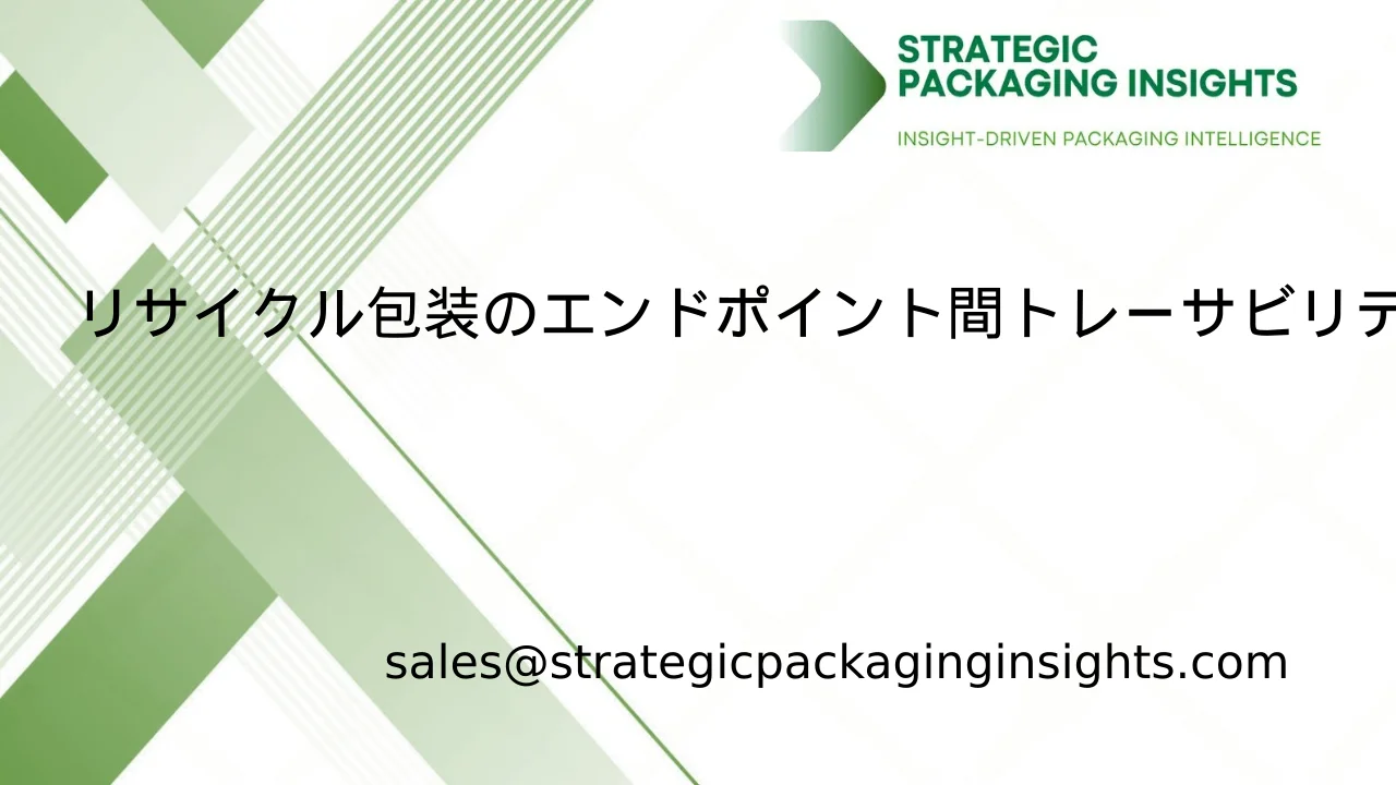 リサイクル包装のエンドポイント間トレーサビリティソリューション市場規模、将来の成長と予測 2033