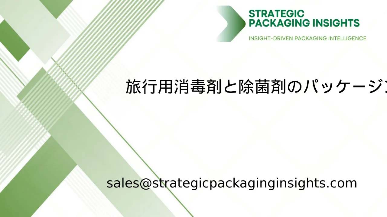 旅行用消毒剤と消毒パッケージ市場規模、将来の成長と予測 2033
