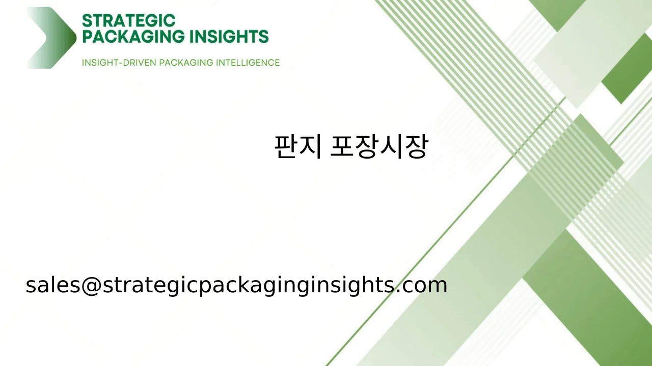 판지 포장 시장 규모, 미래 성장 및 예측 2033