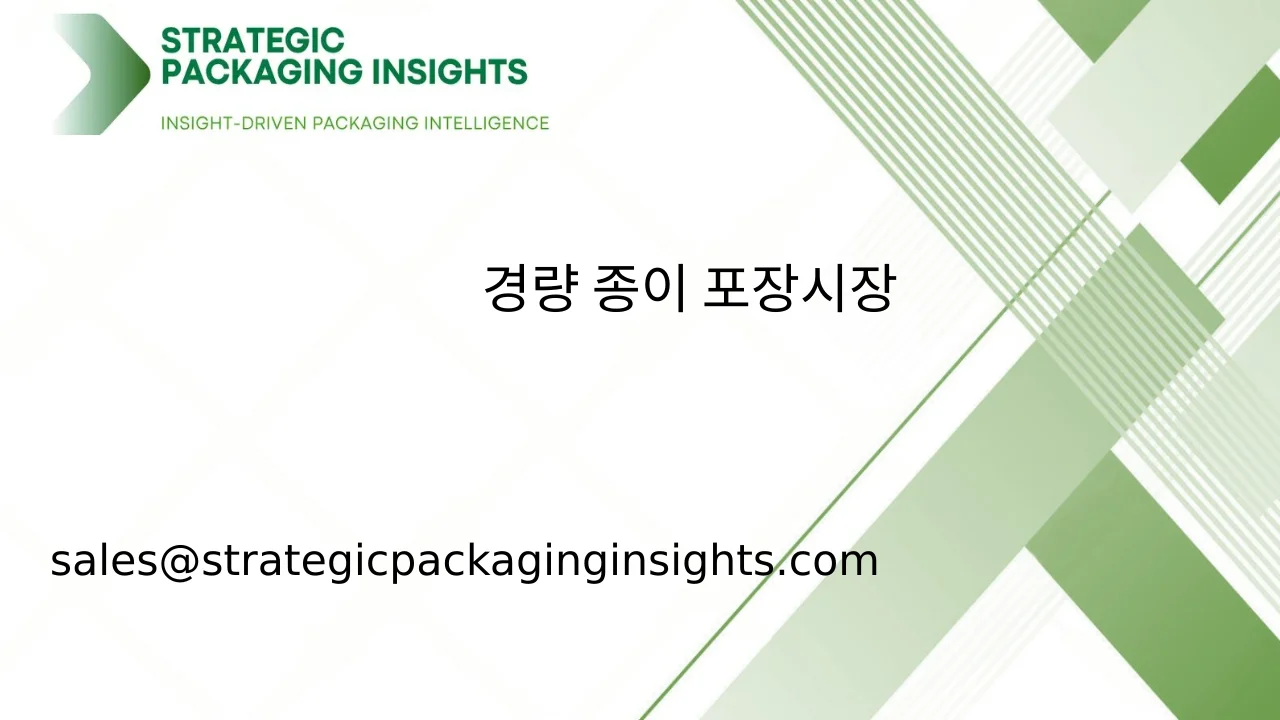 경량 종이 포장 시장 규모, 미래 성장 및 예측 2033