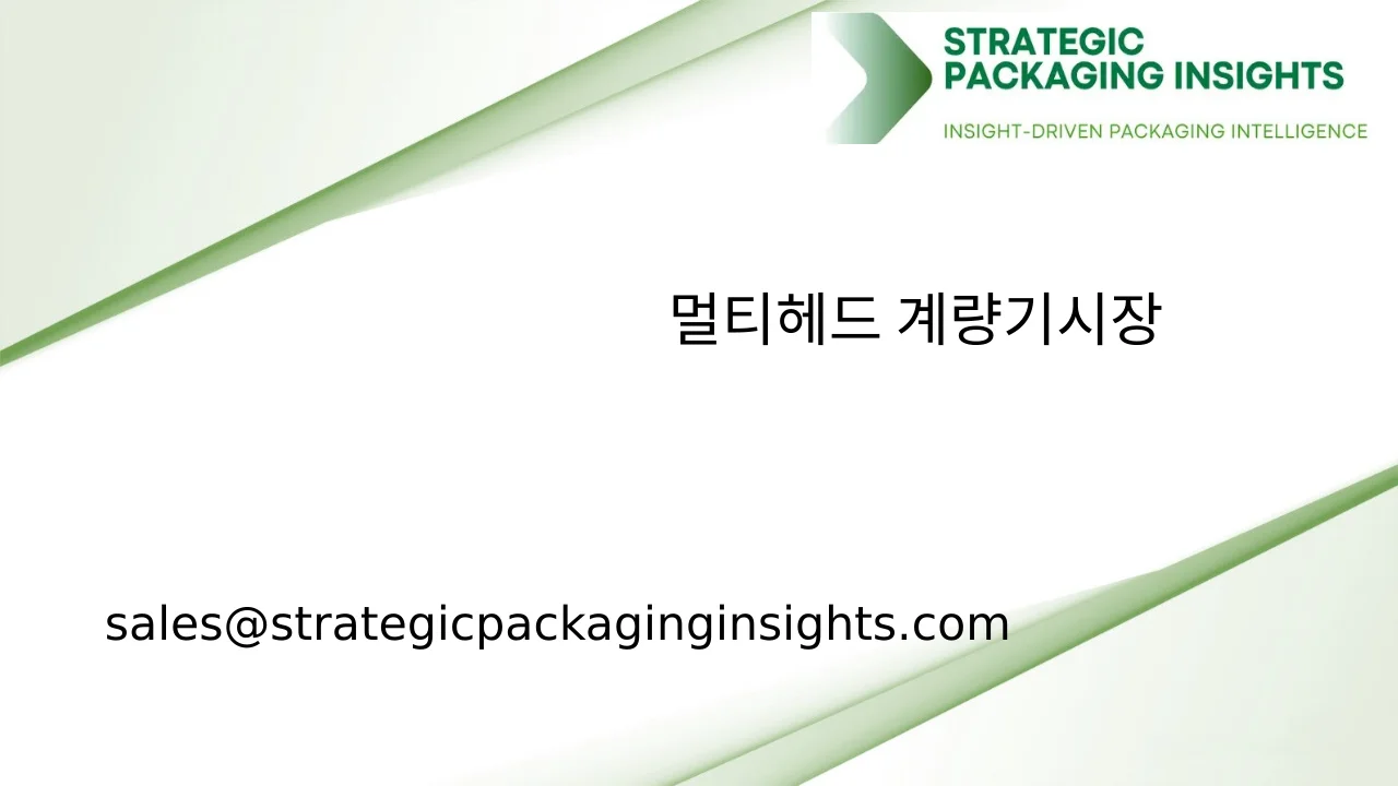 멀티헤드 계량기 시장 규모, 미래 성장 및 예측 2033
