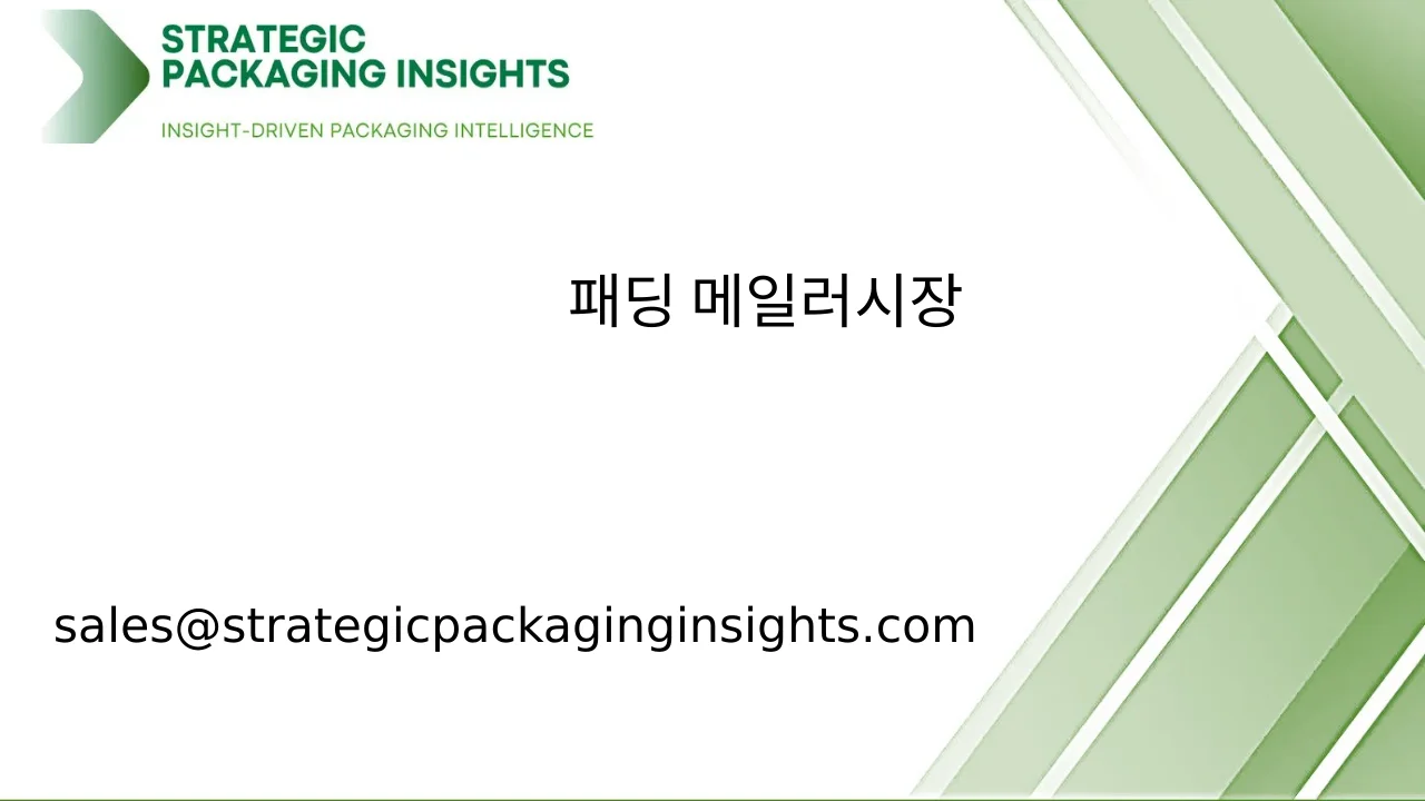 패딩 메일러 시장 규모, 미래 성장 및 예측 2033