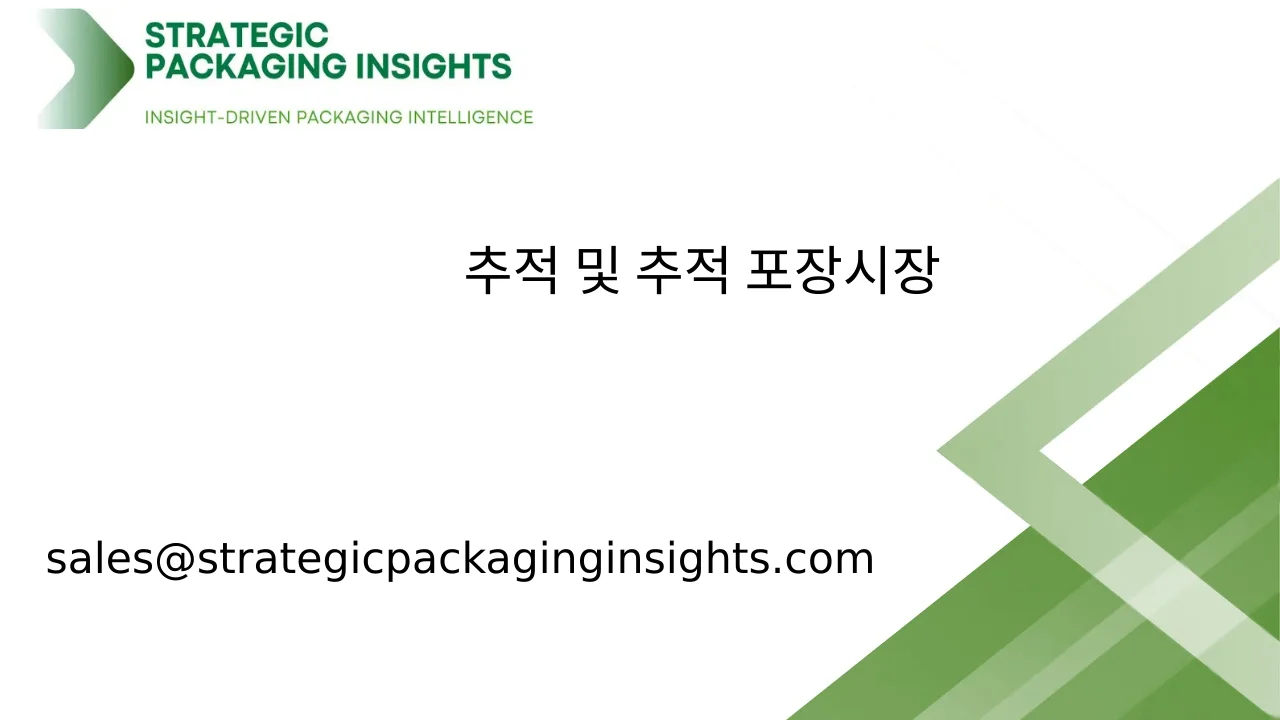 추적 및 추적 포장 시장 규모, 미래 성장 및 예측 2033