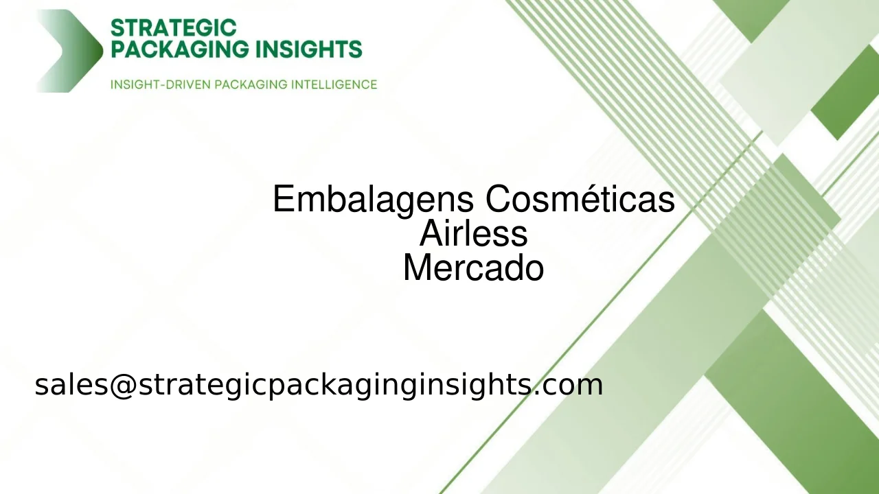 Tamanho do Mercado de Embalagens Cosméticas Airless, Crescimento Futuro e Previsão 2033