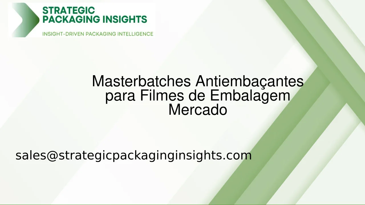 Tamanho do Mercado de Masterbatches Antiembaçantes para Filmes de Embalagem, Crescimento Futuro e Previsão 2033
