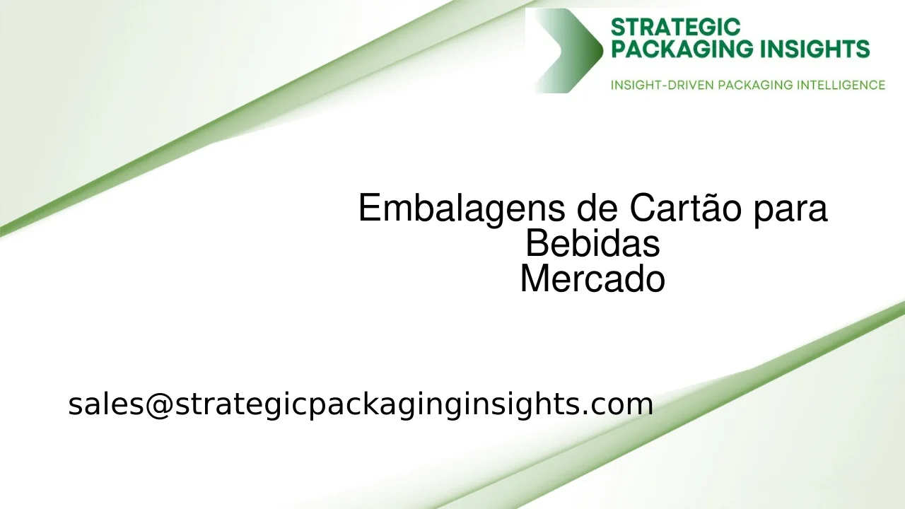 Tamanho do Mercado de Embalagens de Cartão para Bebidas, Crescimento Futuro e Previsão 2033