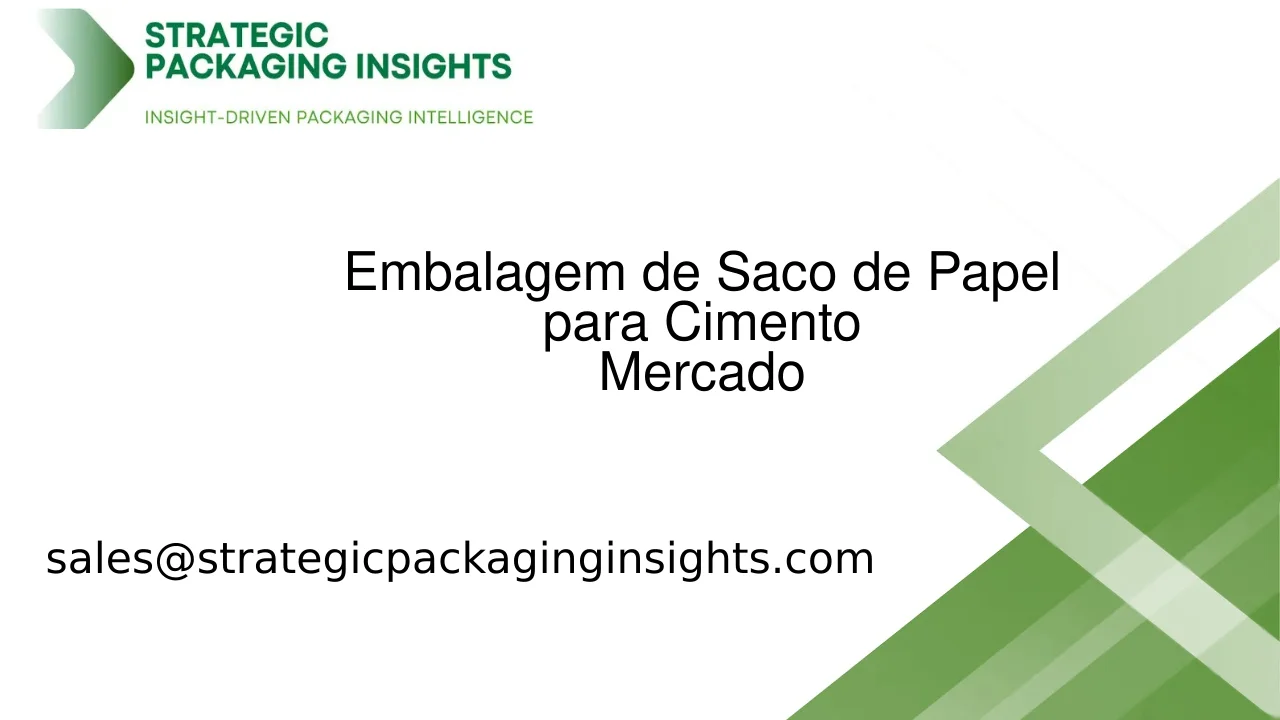 Tamanho do Mercado de Embalagem de Saco de Papel para Cimento, Crescimento Futuro e Previsão 2033