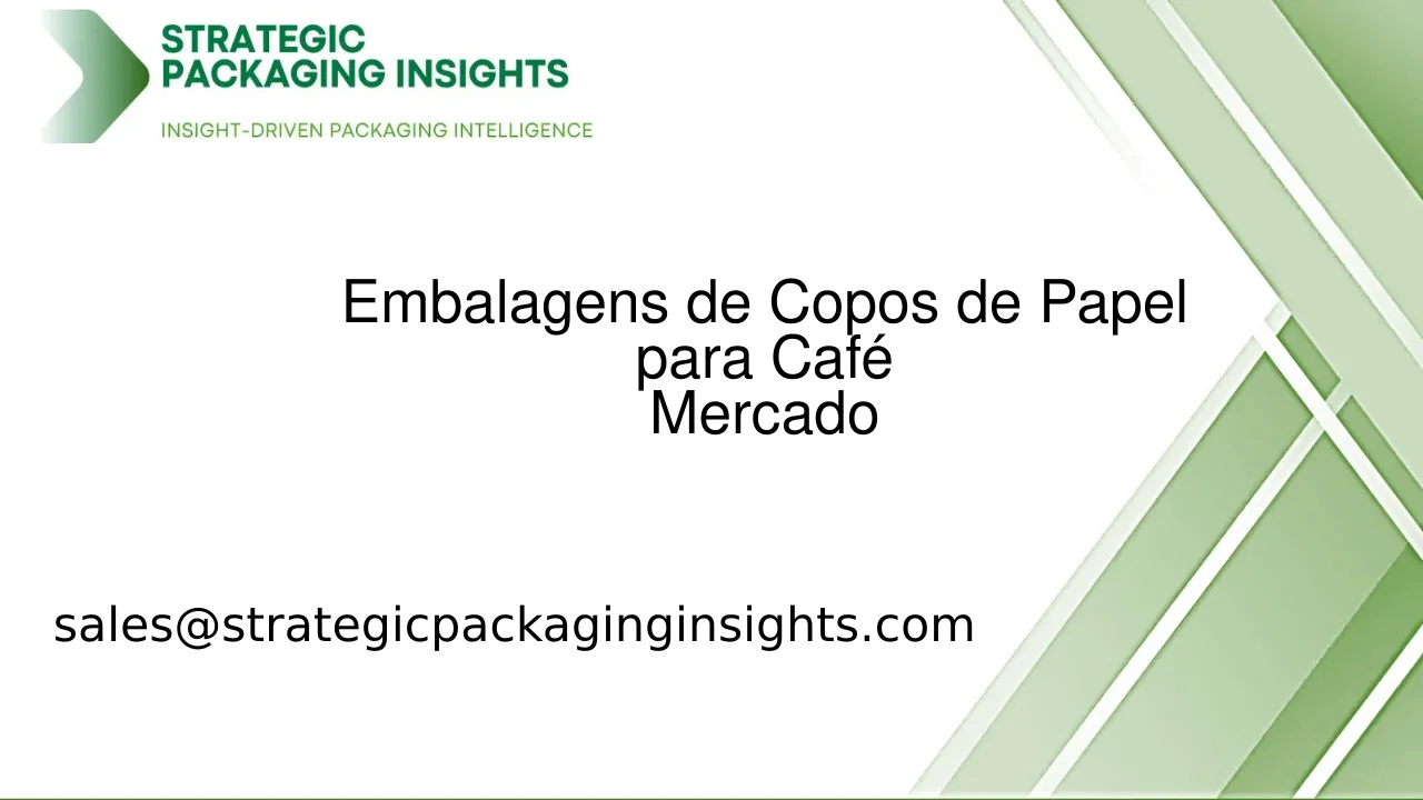 Tamanho do Mercado de Embalagens de Copos de Papel para Café, Crescimento Futuro e Previsão 2034