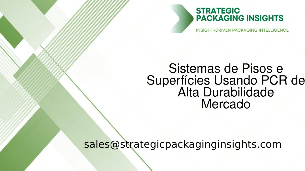 Tamanho do Mercado de Sistemas de Pisos e Superfícies Usando PCR de Alta Durabilidade, Crescimento Futuro e Previsão 2033
